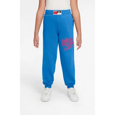 Nike Kids' Culture Of Basketball Oversize Sweatpants In Blue