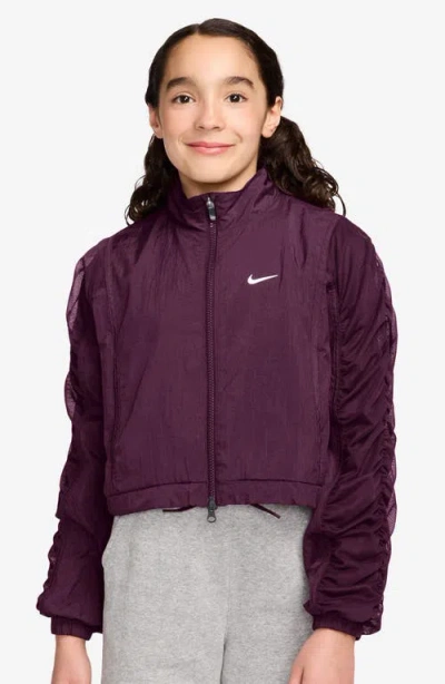 Nike Kids' Dance Dri-fit Jacket In Purple