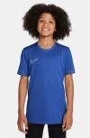 Nike Kids' Dri-fit Academy Soccer T-shirt In Blue