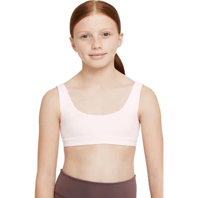 Nike Alate All U Big Kids' (girls') Sports Bra In Light Soft Pink