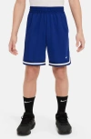Nike Kids' Dri-fit Dna Athletic Shorts In Deep Royal Blue/ White