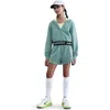 Nike Pro Fleece Big Kids' (girls') Dri-fit Shorts In Green