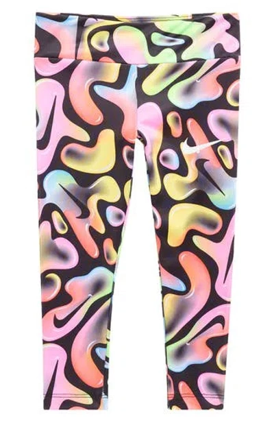 Nike Kids' Dri-fit Freeze Tag Leggings In Multi