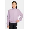 Nike Women's Girls' Dri-fit Lightweight Jacket In Doll/white