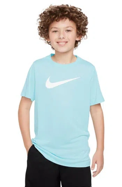 Nike Kids' Dri-fit Legend T-shirt In Glacier Blue
