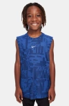 Nike Kids' Dri-fit Multi Muscle Tee In Blue