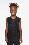 Nike Kids' Dri-fit Multi Muscle Tee In Black