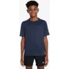 Nike Kids' Dri-fit Multi Tech Graphic T-shirt In Midnight Navy/black