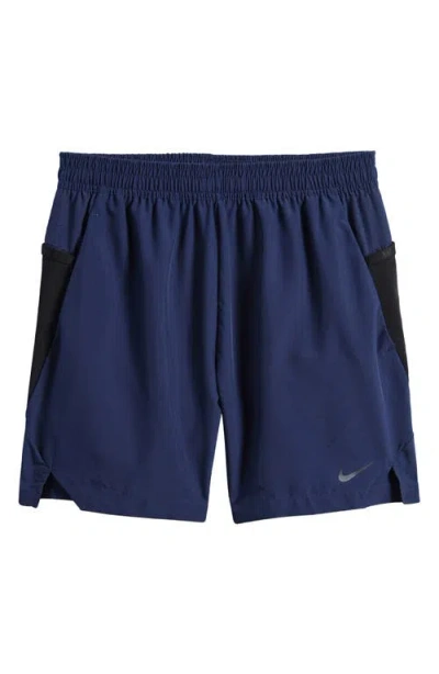Nike Kids' Dri-fit Multi Tech Shorts In Midnight Navy/black