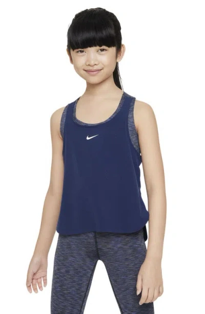 Nike Kids' Dri-fit One Tank Top In Blue