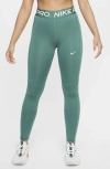 Nike Women's  Pro Leak Protection: Period Girls' Dri-fit Leggings In Bicoastal/ White