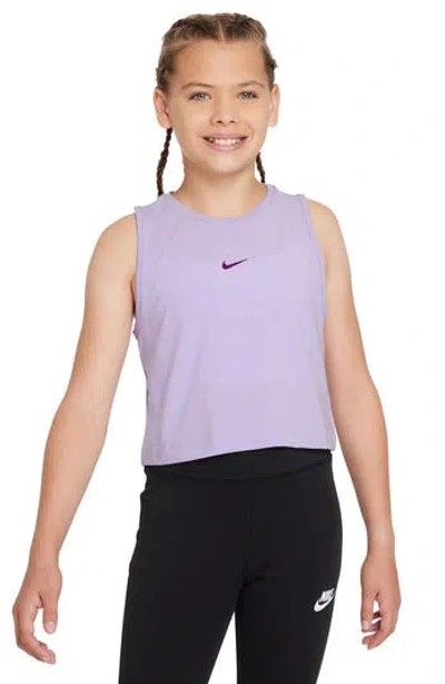 Nike Kids' Dri-fit Pro Tank Top In Hydrangeas/viotech
