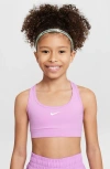 Nike Kids' Dri-fit Racerback Sports Bra In Purple