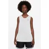 Nike Kids' Dri-fit Reversible Mesh Tank In White
