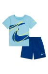 Nike Kids' Dri-fit T-shirt & Shorts Set In C3mreflex