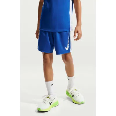 Nike Kids' Dri-fit Training Shorts In Blue
