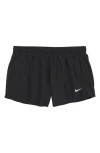 Nike Kids' Dry Tempo Running Shorts In Black/black/black