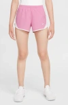 Nike Tempo Big Kids' (girls') Dri-fit Running Shorts In Magic Flamingo/white/white