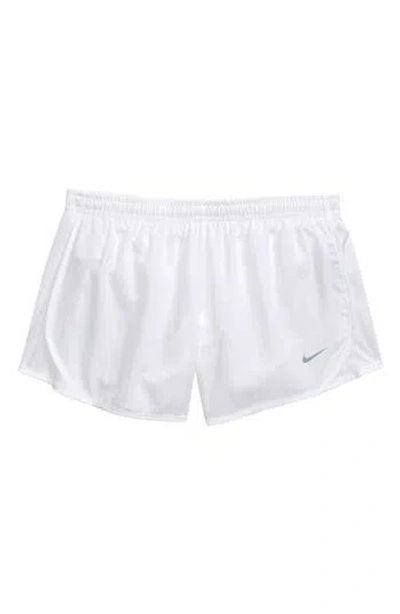 Nike Kids' Dry Tempo Running Shorts In White