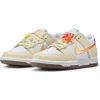 Nike Kids' Dunk Low Basketball Sneaker In Multi