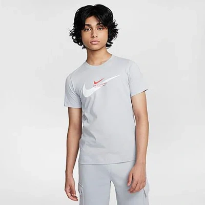 Nike Kids' Emea Si Fleece Shorts In Wolf Grey
