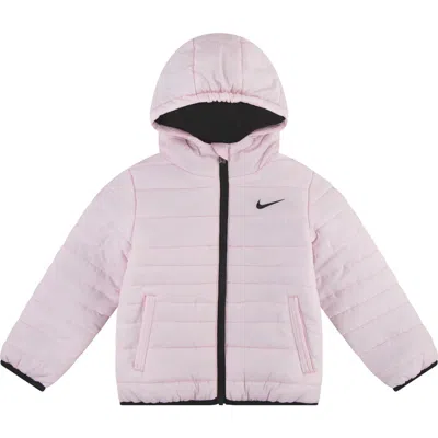Nike Kids' Essential Padded Hooded Jacket In Pink