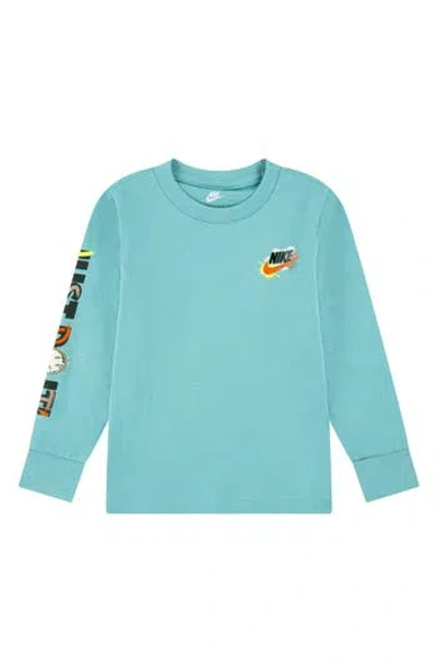 Nike Kids' Express Yourself Long Sleeve Graphic T-shirt In Green