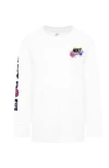 Nike Kids' Express Yourself Long Sleeve Graphic T-shirt In White
