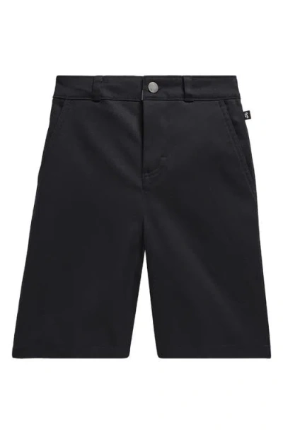 Nike Kids' Flat Front Stretch Chino Skate Shorts In Black