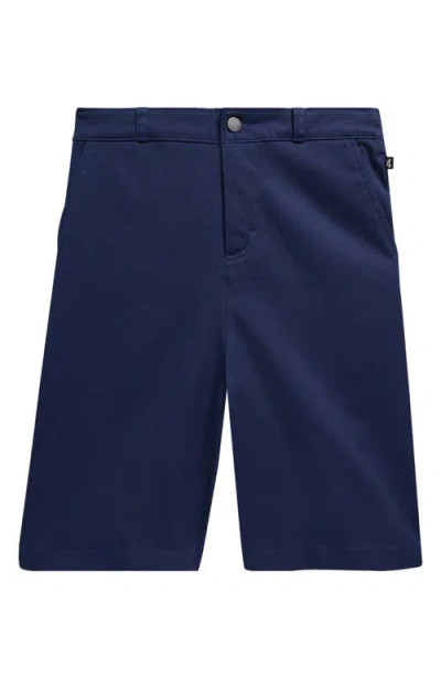 Nike Kids' Flat Front Stretch Chino Skate Shorts In Midnight Navy/obsidian