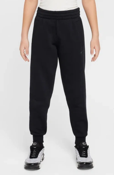 Nike Kids' Fleece Graphic Joggers In Black/photon Dust