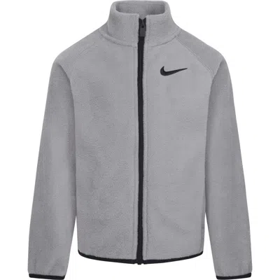Nike Kids' Fleece Jacket In Gray