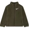 Nike Kids' Fleece Jacket In Green
