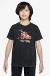 Nike Kids' Fly Dunk Graphic T-shirt In Black