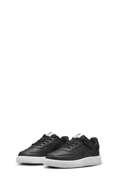 Nike Kids' Force 1 Basketball Sneaker In Black/white/black
