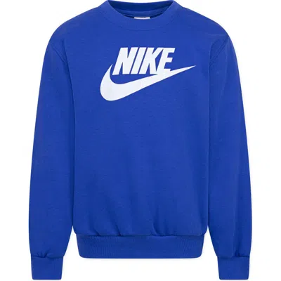 Nike Kids' French Terry Graphic Sweatshirt In Blue
