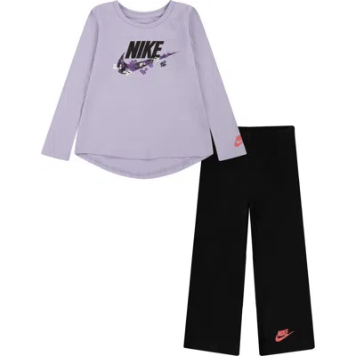 Nike Kids' Fresh Cut T-shirt & Leggings Set In Black
