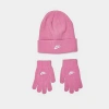 Nike Kids' Futura Beanie Hat And Gloves Set In Multi