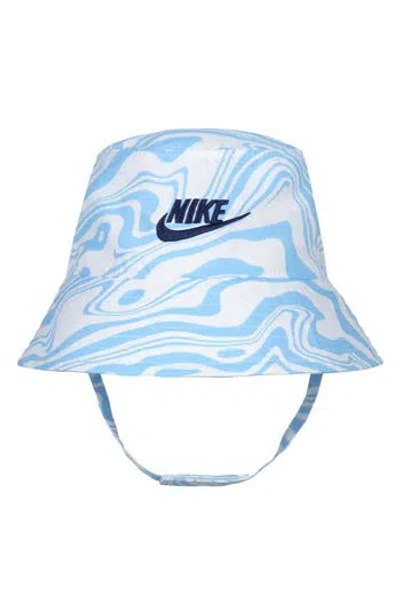 Nike Kids' Futura Bucket Hat With Chin Strap In Aquarius Blue