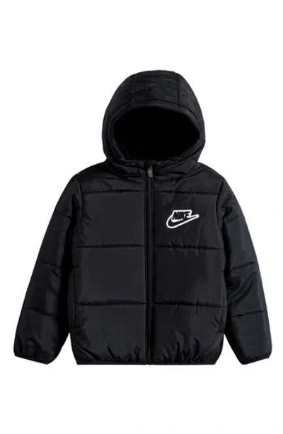 Nike Kids' Futura Essential Heavyweight Puffer Jacket In Black