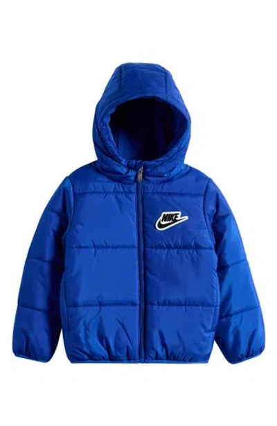 Nike Kids' Futura Essential Heavyweight Puffer Jacket In Blue