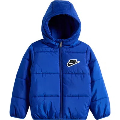 Nike Kids' Futura Essential Heavyweight Puffer Jacket In Blue