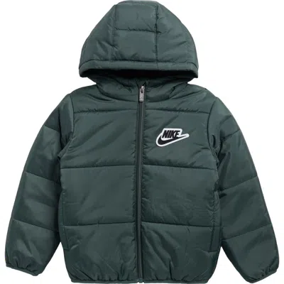 Nike Kids' Futura Essential Heavyweight Puffer Jacket In Green