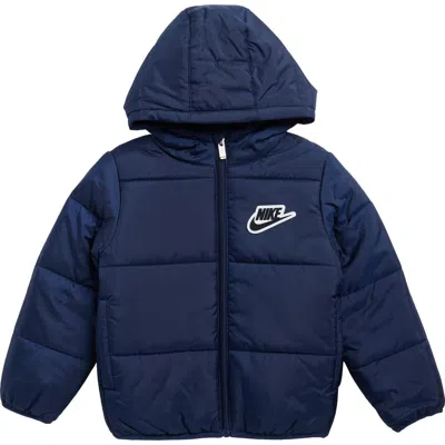 Nike Kids' Futura Essential Heavyweight Puffer Jacket In Blue