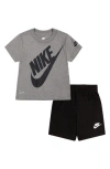 Nike Kids' Futura Graphic Tee & Shorts In Black