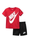 Nike Kids' Futura Graphic Tee & Shorts In R1nblack(u