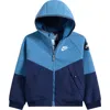 Nike Kids' Futura Soft-shell Jacket In Blue