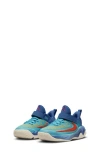 Nike Kids' Giannis Immortality 4 Basketball Shoe In Denim Turquoise/navy/gold