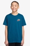 Nike Kids' Gift Giving Graphic T-shirt In Blue