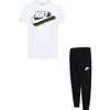 Nike Kids' Gradient Futura Pants Set In Black